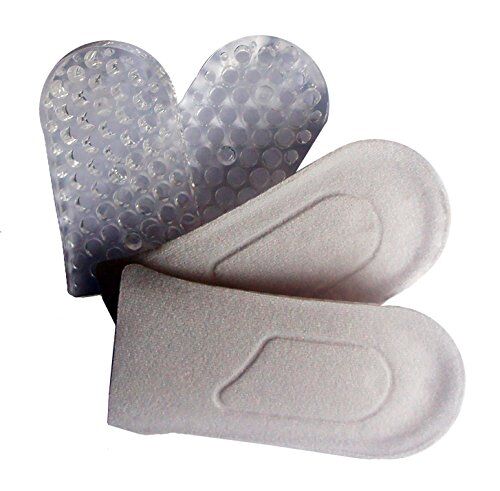Heel lift inserts shown in a shoe for height increase