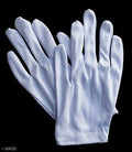 Pack of 12 pairs of No.2 white coin jewellery gloves