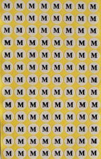 Size M Round Stickers, Garments, Hanger- 1cm Diameter, 10 Sheets 200 Stickers/Sheet