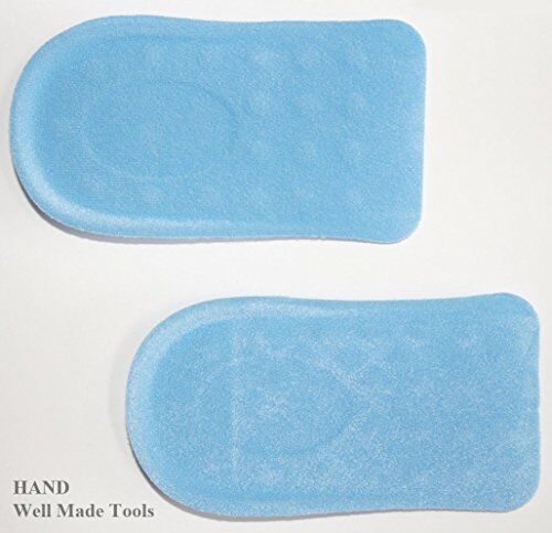 Close-up of silicone heel lift showing texture and layers
