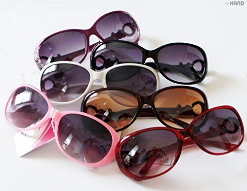 Close-up of UV400 sunglasses showing stylish design.
