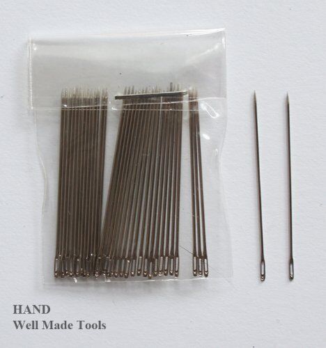 Pack of 30 C9 small easy to thread sewing needles, 3.5cm long.