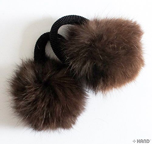 A Pair Of Lovely Rabbit Pom Pom Hair Band Decorative Pom Poms W Band