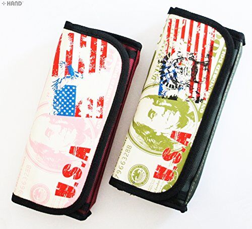 Side view showcasing the 3 pockets of the pencil case organiser.