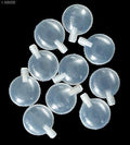 Pack of 10 small round flat replacement squeakers