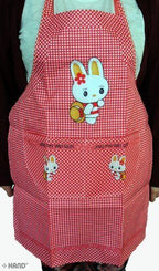 Assorted colours of high quality kids' aprons for cooking and art.