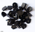 Pack of 15 pairs of U-shape high shoe repair heel tips.
