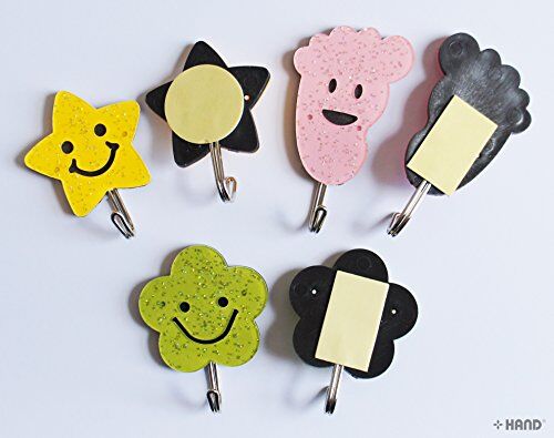 Close-up of a self adhesive hook showcasing its design.