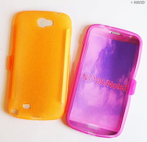 Two colourful cases displayed together for Galaxy Note 2