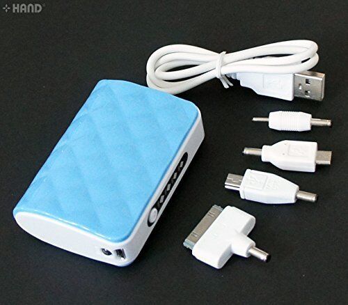 Portable power bank with flashlight feature