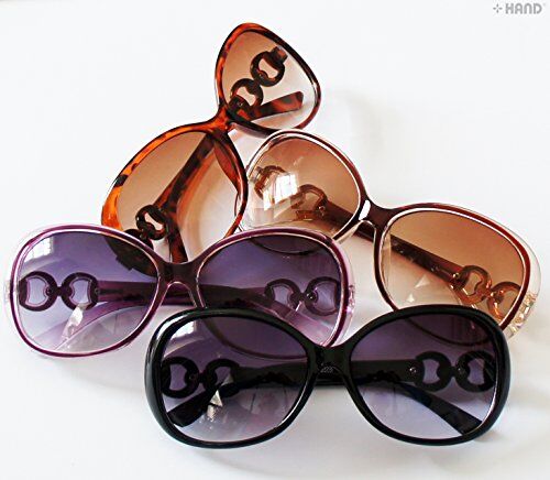 Close-up of the first pair of ladies sunglasses in vibrant colour.
