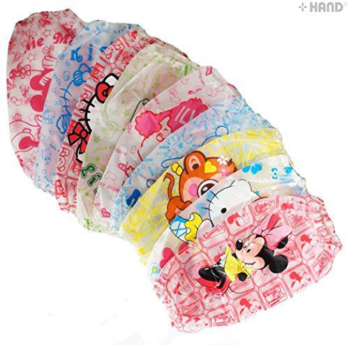 Waterproof Children Cartoon Sleeve Arm Protectors - Pack of 2 Pairs (SPKG11 Girls)