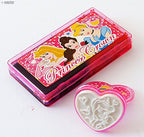 Children using the Disney Princesses Rubber Stamp Set for crafting