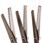 Comfortable handles of the pinking shears for easy use.