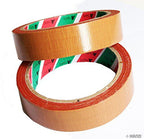 Close-up of brown packing cloth tape showing texture and strength.