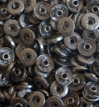 831 4-part Plain Flat Top Press Stud Buttons 15mm (831 Silver - appx 275g)