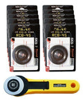 45mm rotary cutter with ergonomic handle for comfort