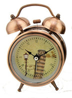 Alarm clock with night light button for visibility in the dark.
