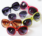 Close-up of a stylish pair of UV400 sunglasses for women.