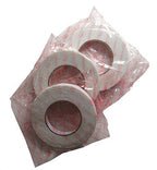 Close-up of the double sided foam tape showing adhesive side