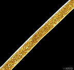20m Gold/Silver Craft DIY Wedding Metallic Ribbon - Assorted Styles and Width (FG03 10mm Gold Sequin)