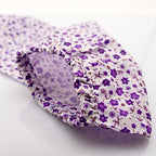 Extra Light Linen Floral Pattern Sleeve Arm Protectors 37 cm x 17 cm - Pack of 2 Pairs, Purple Floral Design