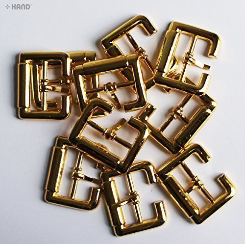 Detailed view of a metal shoe buckle showcasing its finish.