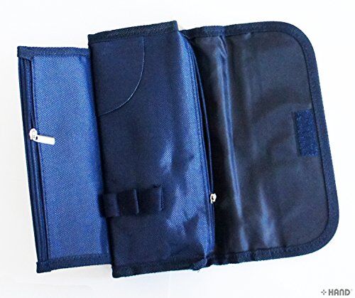 Back view of the pencil case with a vibrant USA design.