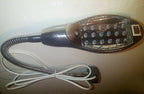 Magnetic base of the sewing machine lamp on a surface