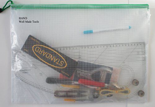 Close-up of pattern making tools included in the pack.