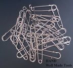 Pack of 30 silver kilt pins displayed on a white background.