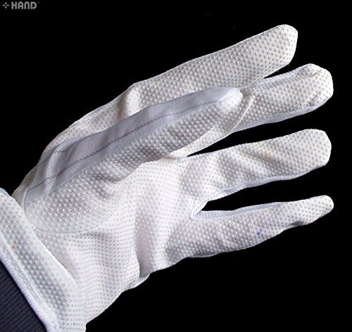 Close-up of lightweight stretchable medium work gloves
