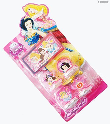 Disney Princesses Rubber Stamp Set displayed on a table