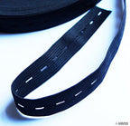 Close-up of the fold-able clean finishing elastic showing texture.