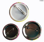 Check design badge included in the assorted party bags