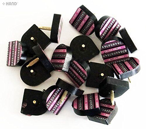 A Pack of Ladies U-shape High Shoe Repair Heel Tips (614 - 21x24mm pack of 10 pairs)