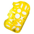 7cm transparent orange plastic geometric shapes template with protractor