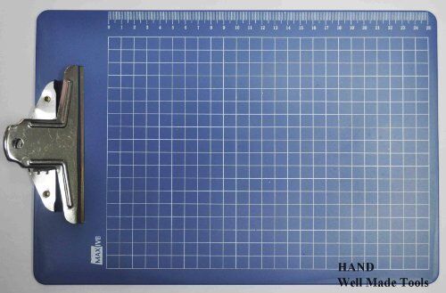 B5 drawing clipboard showing front view with A4 paper
