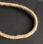 Roll of Brown Fine Plait Rough Rope Cord String measuring 8 metres