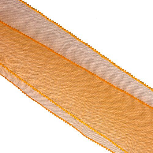 Organza trim used on a dress for embellishment