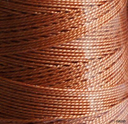 Heavy Duty Sewing Machine Strong Thread String Spool - appx 500 m. Pack of 2 (Brown)