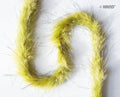 B703 Silver Trim Light Military Feather Garland displayed on a surface