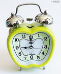 Apple-shaped alarm clock in assorted colours