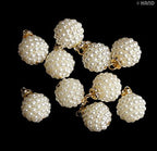 Variety of colours in the 18mm bead ball embellishment trim.