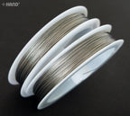 Close-up of 0.5mm fine bead craft wire on a spool
