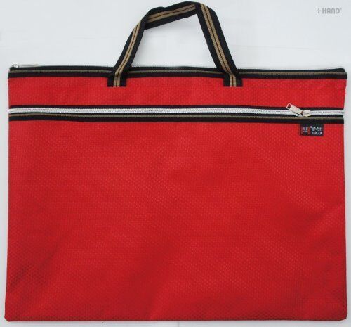 Red lightweight portfolio bag designed for A3 items.