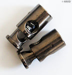 Pack of 40 plastic metallic toggle spring stops displayed