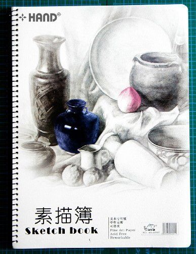 Two A4 fine art sketchbooks with soft covers displayed