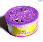 Lavender solid gel air freshener in a decorative setting