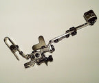 Industrial sewing machine foot supporter in use